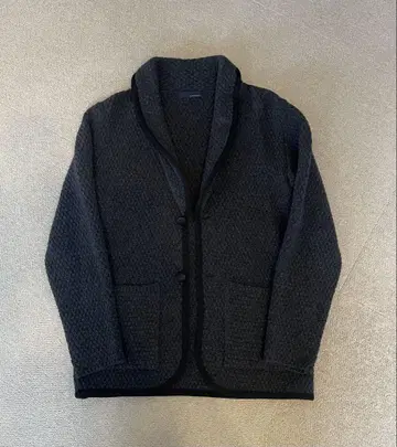 LARDINI 니트 자켓 다크 그레이 S