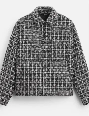ZARA 텍스처 셔츠 자켓 S 사이즈