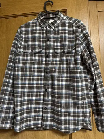 THE NORTH FACE 체크 무늬 긴팔 셔츠