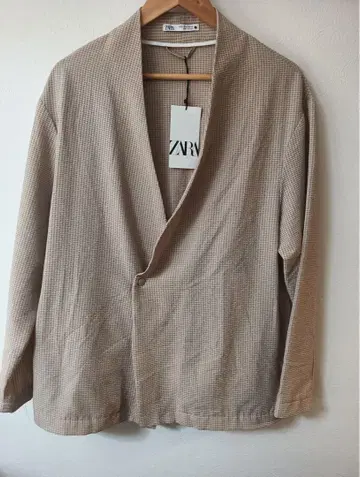 ZARA 남성용 노카라 자켓 M 사이즈 미사용 새상품 정가 8990엔
