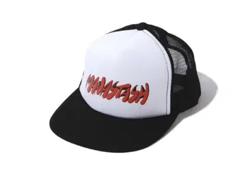 MANASTASH SWOOSH LOGO MESH TRUCKER CAP
