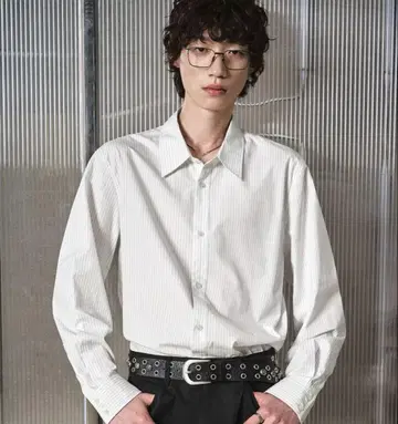 LMOOD SIDOGRAS SilkyCotton Shirt Striped