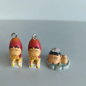 짱구는 못말려(크레용 신짱) 망고 스트랩과 입상