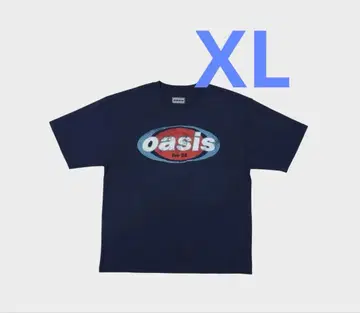 Oasis live'25 티셔츠 Logo Navy XL 사이즈 굿즈