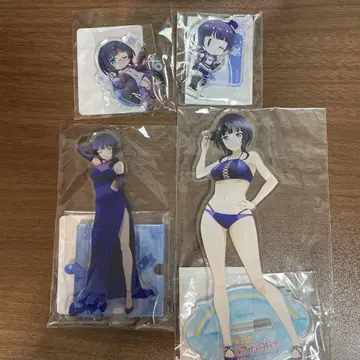 아사카 카린 아크릴 스탠드 아크릴 피규어 4개 세트