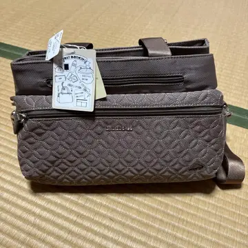 CROCODILE 브라운 숄더백