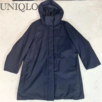 새상품급 UNIQLO 하이브리드 다운 코트 네이비 XL