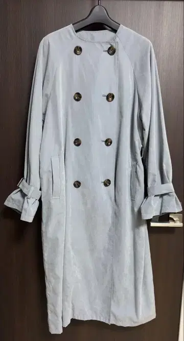 노카라 트렌치코트