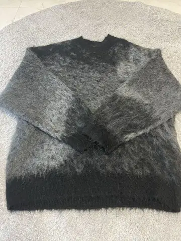 WYM MOHAIR BLEND JACQUARD SHAGGY KNIT