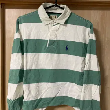 폴로 랄프 로렌 크롭 기장 라거 셔츠 피케 셔츠