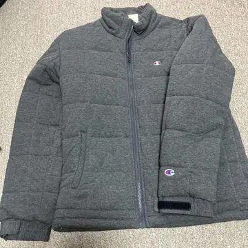 Champion 그레이 다운 자켓 L