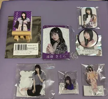 엔도 사쿠라 굿즈 캔뱃지 아크릴 묶음 판매