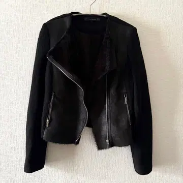 ZARA 라이더 자켓 무스탕