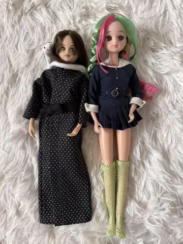 오바미츠 1/6 인형 리카짱 인형 2체 세트 귀멸