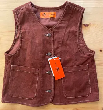 [크리스마스 한정 가격 인하] 별주 백 개더 코듀로이 베스트 벽돌