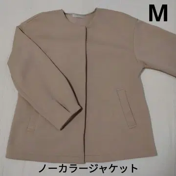 l'armoire de luxe 노카라 자켓 베이지