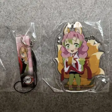 귀멸의 칼날 칸로지 미츠리 ufotable 카페 아크릴 키링 스트랩 세트