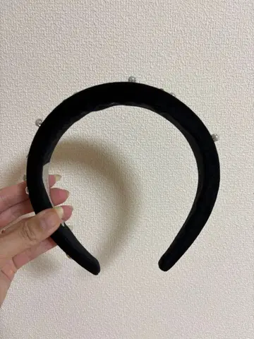 herlipto Velour Pearl Headband