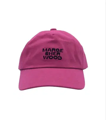 MARGESHERWOOD 핑크 로고 캡 한국