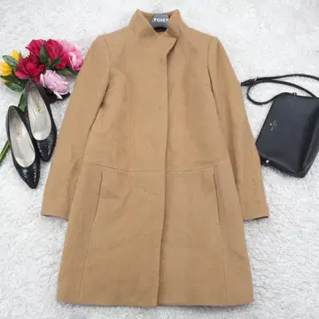 G9734*INDIVI 인디비 울 롱 코트 베이지 38