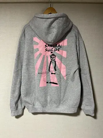 구제 의류 풀오버 후드티 cluct reel samurai suicide
