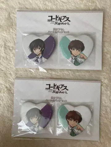 코드기어스 반역의 를르슈 하트 캔뱃지 를르슈&스자크 턱시도