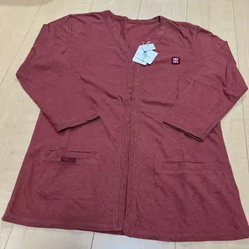 택 포함 새상품 마드모아젤 논논 파파스 가디건 7부 소매 L