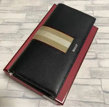 BALLY 발리 장지갑 지퍼 동전 지갑 있음 블랙/팔라디오 발렌