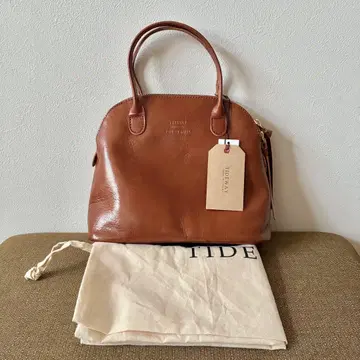 [ 미사용 새상품 ] TIDEWAY 가죽 보스턴 백