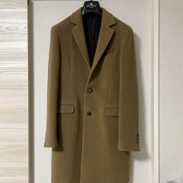 [ 새상품급 케이스 행거 포함 ] ETRO 브라운 체스터 코트