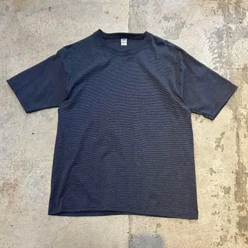 새상품 Cal Cru 칼크루 보더 T셔츠 미국제 NAVY XL