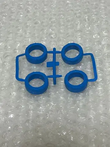 미니 사륜구동 소경 타이어 블루 파랑 타이어