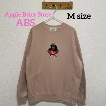 Apple Butter Store 캐릭터 맨투맨 핑크