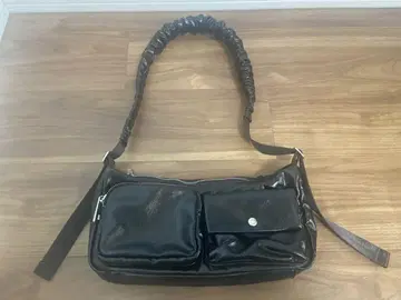 [ 새상품 ] BEAMS HEART 개더 핸들 더블 포켓 백