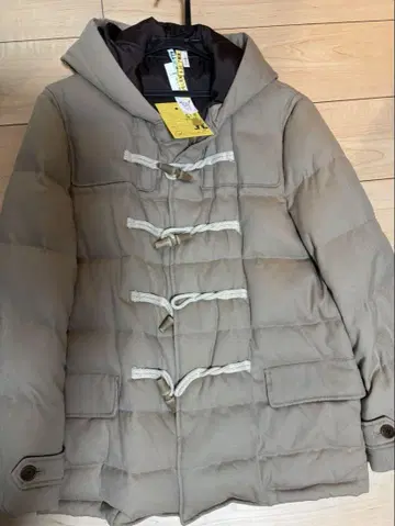 폴스미스 베이지 후드 부착 다운 자켓