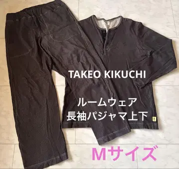 TAKEO KIKUCHI 긴팔 파자마 상하의, 룸웨어, M 사이즈