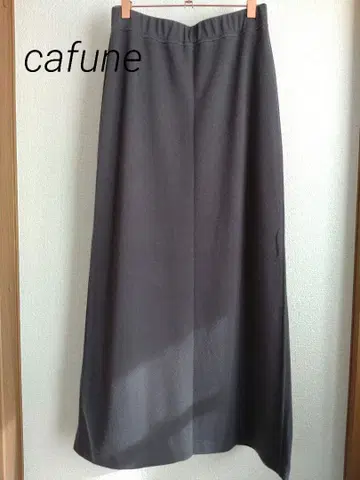 cafune 백 플레어 롱 스커트 38
