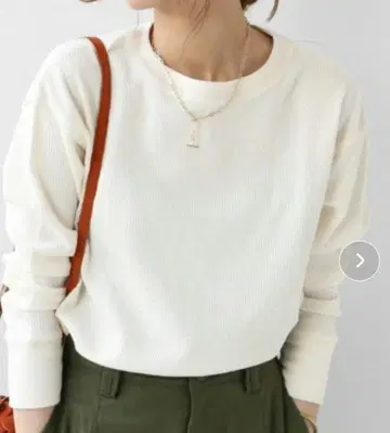 JOURNAL STANDARD relume 와플 롱 슬리브 T셔츠