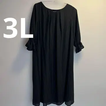 [ 새상품급 ] 원피스 블랙 3L 빅 사이즈