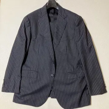 UNITED ARROWS 네이비 스트라이프 비즈니스 정장