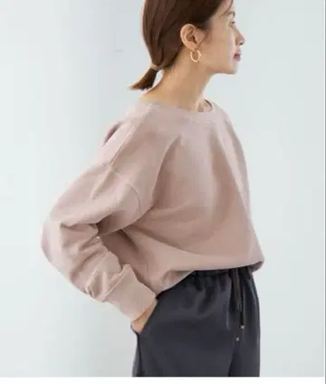 IENA 이에나 피그먼트 맨투맨 풀오버 핑크 미사용 새상품