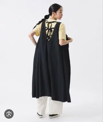 빔즈 보이 나일론 타서 C-1 슬리브리스 원피스