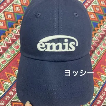 emis 로고 네이비 캡
