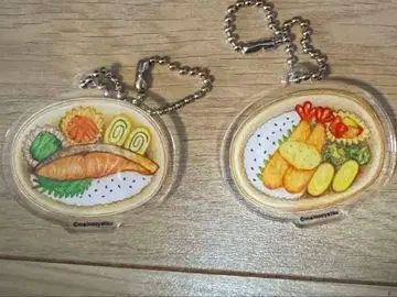 마법의 도시락 마이의 간식 아크릴 키링 2세트