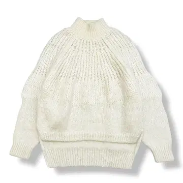 near.nippon 모헤어 혼방 핸드 니트풍 풀오버 아이보리 일본제