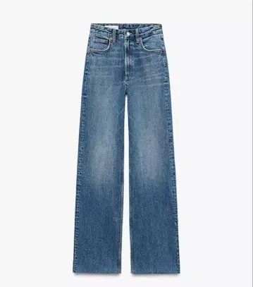 ZARA 하이웨스트 와이드 데님 팬츠 38