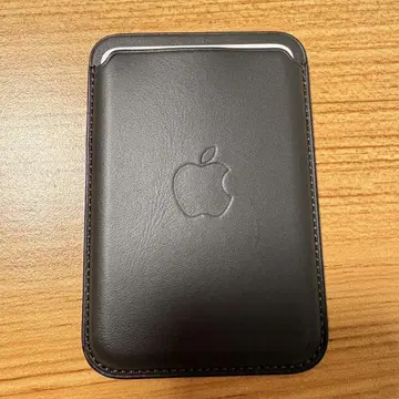 정품 MagSafe 대응 iPhone 가죽 지갑 - 블랙