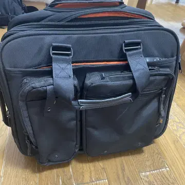 블랙 나일론 비즈니스 백 중형