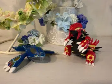 포켓몬 피규어 몬코레 원시 가이오가 원시 그란돈 2체 세트