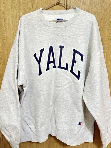 [ YALE ] 칼리지 로고 맨투맨 새상품급
